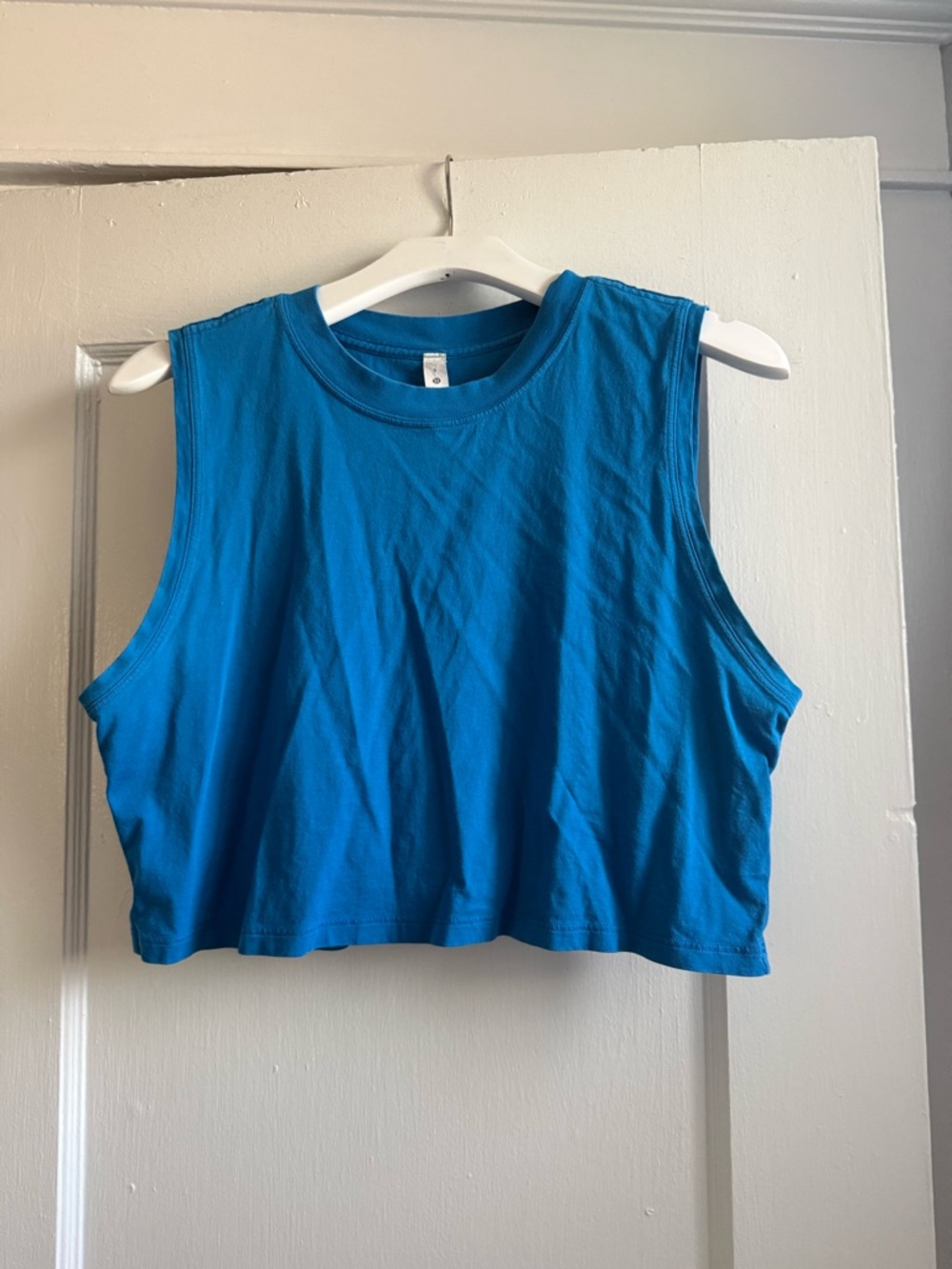 lululemon athletica Bright Blue Cropped Tank